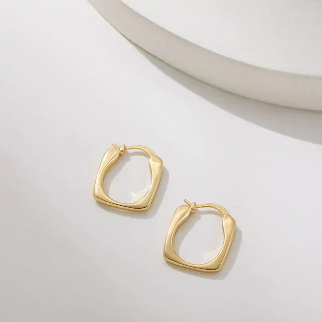 Statement Geometric Hoop Earrings