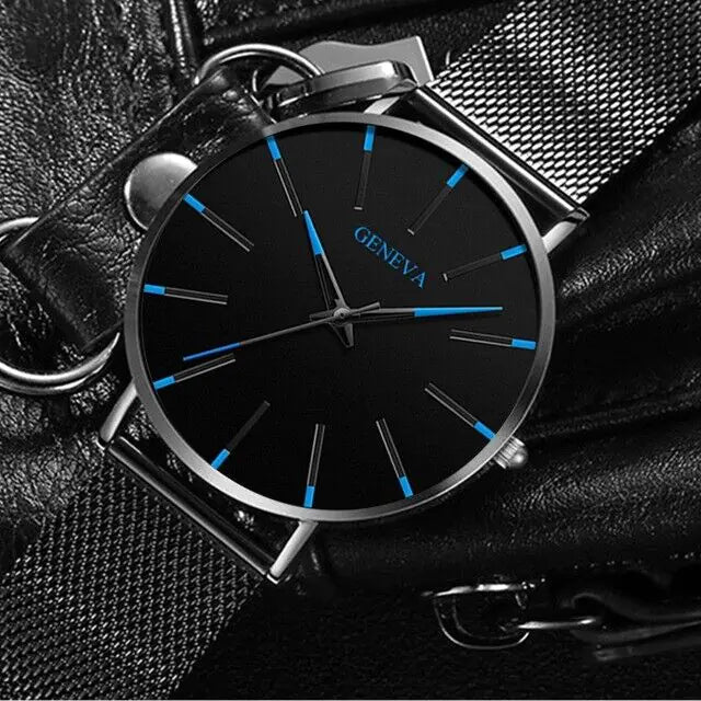 Waterproof Men's Watch Stainless Steel Quartz Luminous Classic Watches Business