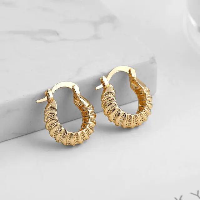 Statement Geometric Hoop Earrings