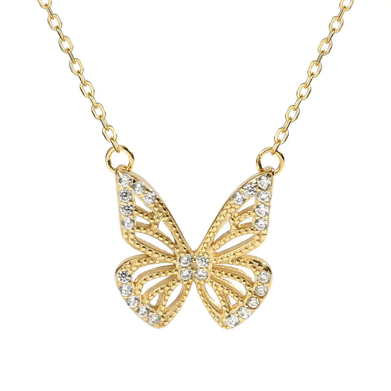 Clavicle Chain Butterfly Necklace